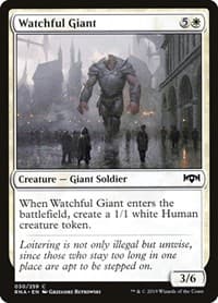 Watchful Giant - Ravnica Allegiance - Magic: The Gathering card