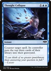 Thought Collapse - Ravnica Allegiance - Magic: The Gathering card