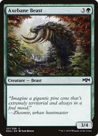 Axebane Beast - Ravnica Allegiance - Magic: The Gathering card