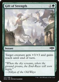 Gift of Strength - Ravnica Allegiance - Magic: The Gathering card