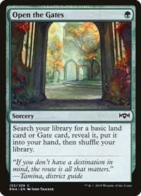 Open the Gates - Ravnica Allegiance - Magic: The Gathering card