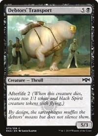 Debtors' Transport - Ravnica Allegiance - Magic: The Gathering card