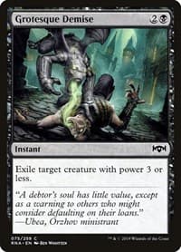 Grotesque Demise - Ravnica Allegiance - Magic: The Gathering card
