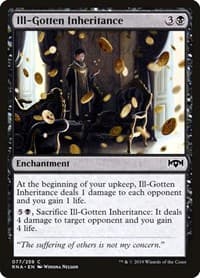 Ill-Gotten Inheritance - Ravnica Allegiance - Magic: The Gathering card