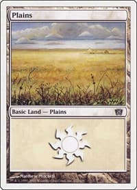 Plains (332) - 8th Edition - Magic: The Gathering card
