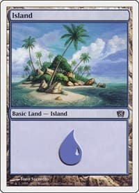 Island (337) - 8th Edition - Magic: The Gathering card