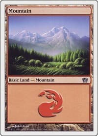 Mountain (343) - 8th Edition - Magic: The Gathering card