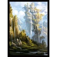 Veiled Kingdoms Matte Sleeve - Oasis (50-Pack) - Legion Premium Supplies Card Sleeves - Card Sleeves card