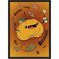 Double Matte Sleeve - Pumpkin Spice (50-Pack) - Legion Premium Supplies Card Sleeves - Card Sleeves card