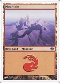 Mountain (344) - 8th Edition - Magic: The Gathering card