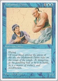 Mahamoti Djinn - Fourth Edition - Magic: The Gathering card