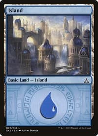 Island (027) - Ravnica Allegiance: Guild Kits - Magic: The Gathering card