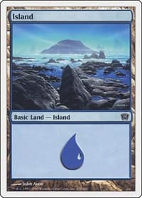 Island (335) - 9th Edition - Magic: The Gathering card