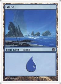 Island (336) - 9th Edition - Magic: The Gathering card