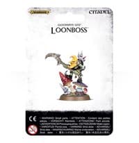 Warhammer: Age of Sigmar - Gloomspite Gitz Loonboss - Warhammer Plastic Clampacks - Warhammer Clampacks card