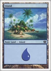 Island (337) - 9th Edition - Magic: The Gathering card