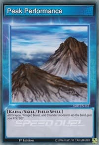 Peak Performance - Speed Duel Decks: Duelists of Tomorrow - YuGiOh card