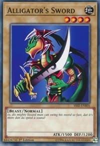 Alligator's Sword - Speed Duel Decks: Duelists of Tomorrow - YuGiOh card