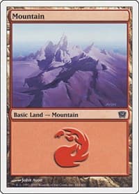 Mountain (344) - 9th Edition - Magic: The Gathering card
