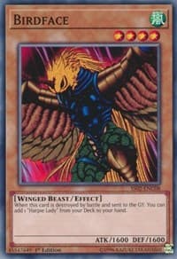 Birdface - Speed Duel Decks: Duelists of Tomorrow - YuGiOh card