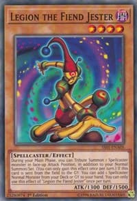 Legion the Fiend Jester - Speed Duel Decks: Destiny Masters - YuGiOh card