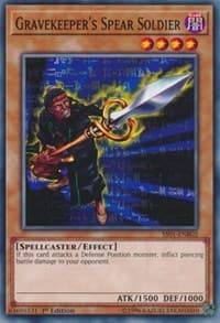 Gravekeeper's Spear Soldier - Speed Duel Decks: Destiny Masters - YuGiOh card