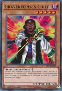 Gravekeeper's Chief - Speed Duel Decks: Destiny Masters - YuGiOh card