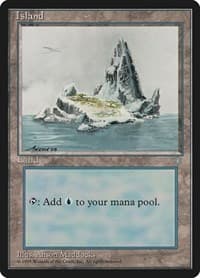 Island (335) - Ice Age - Magic: The Gathering card