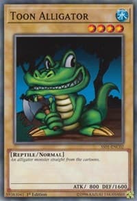 Toon Alligator - Speed Duel Decks: Destiny Masters - YuGiOh card