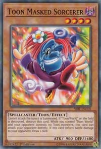 Toon Masked Sorcerer - Speed Duel Decks: Destiny Masters - YuGiOh card
