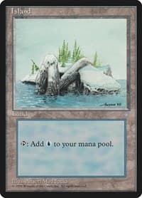 Island (336) - Ice Age - Magic: The Gathering card