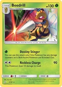 Beedrill - SM - Team Up - Pokemon card