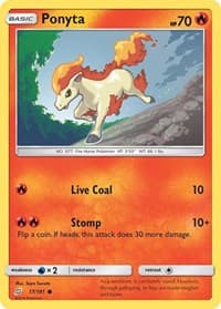 Ponyta - SM - Team Up - Pokemon card