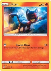 Litten - SM - Team Up - Pokemon card