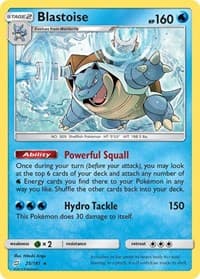Blastoise - SM - Team Up - Pokemon card