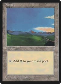 Plains (345) - Ice Age - Magic: The Gathering card