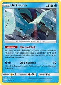 Articuno - SM - Team Up - Pokemon card