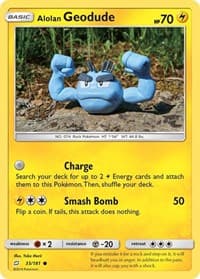 Alolan Geodude (35) - SM - Team Up - Pokemon card