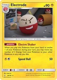Electrode - SM - Team Up - Pokemon card
