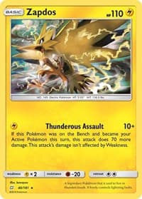 Zapdos - SM - Team Up - Pokemon card
