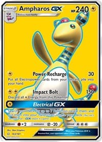 Ampharos GX (Full Art) - SM - Team Up - Pokemon card