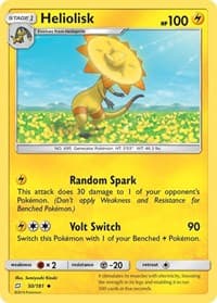 Heliolisk - SM - Team Up - Pokemon card