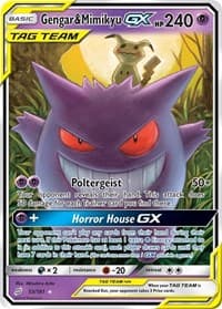 Gengar & Mimikyu GX - SM - Team Up - Pokemon card