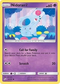Nidoran F - SM - Team Up - Pokemon card