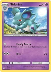 Nidorina - SM - Team Up - Pokemon card
