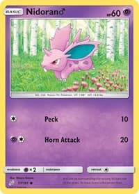 Nidoran M - SM - Team Up - Pokemon card