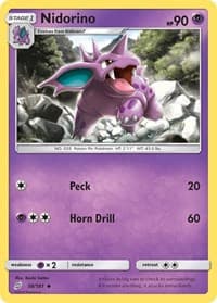 Nidorino - SM - Team Up - Pokemon card