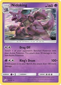 Nidoking - SM - Team Up - Pokemon card