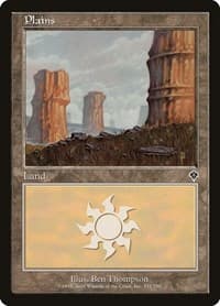 Plains (332) - Invasion - Magic: The Gathering card
