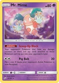 Mr. Mime - SM - Team Up - Pokemon card